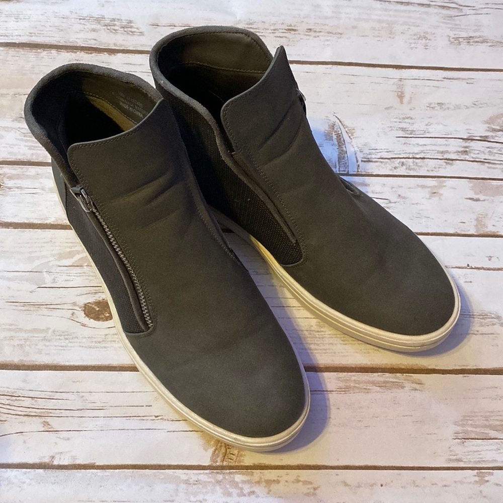 Gray Sneaker Booties. Like New!